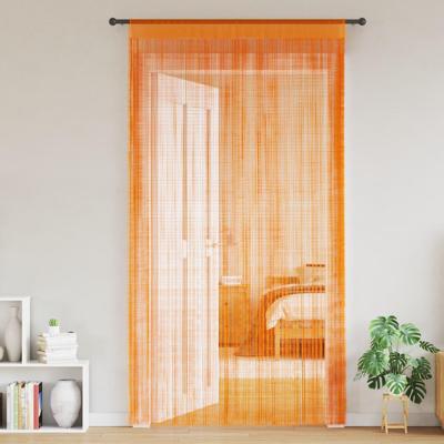 Koordgordijnen 2 st 100x250 cm oranje