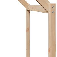 Stapelbedframe zonder matras massief grenenhout 90x190 cm - thumbnail