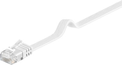 MicroConnect v-utp605 w fllat kabel ethernet wit