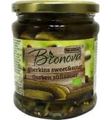 Bionova Augurken zoet zuur bio 330 Gram Bionova Augurken zoet zuur bio 330 Gram
