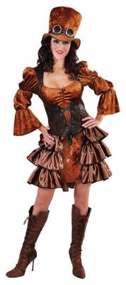 Steampunk kleding vrouw elite