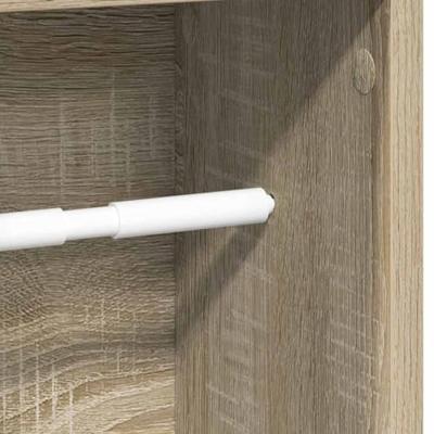 Badkamerkast met rolhouder 20,5x20x90 cm sonoma eikenkleurig Badkamerkast met rolhouder 20,5x20x90 cm sonoma eikenkleurig