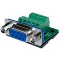 Intronics OEM AB4001 9 polige D-sub connector male met schroefcontacten - thumbnail