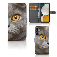 Telefoonhoesje | Met pasjeshouder | Samsung Galaxy A34 Britse Korthaar - thumbnail