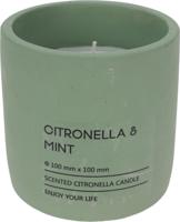 Pro Garden Citronella kaars in pot 10cm groen - thumbnail