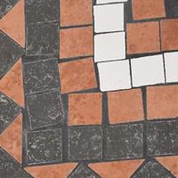 Parasolvoet vierkant 12 kg terracottakleurig wit - thumbnail