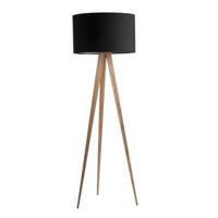 Zuiver Vloerlamp 'Tripod' 151cm, kleur Naturel/Zwart - thumbnail