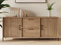 Dressoir MOSCATO 2 deuren 2 lades lichte millenium eik - thumbnail