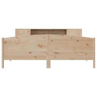 Bed met boekenkast zonder matras massief grenenhout 180x200 cm - thumbnail