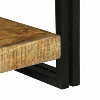 Wandtafel Bruin 120 x 33 x 75 cm Massief ruw mangohout - thumbnail