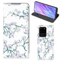 Samsung Galaxy S20 Ultra Uniek Smart Cover Blossom White - thumbnail