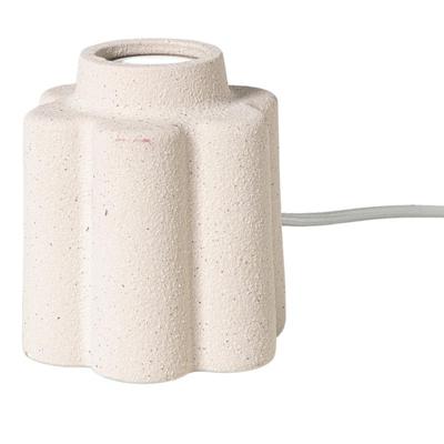 Lampvoet bloem - beige - ø11x13 cm