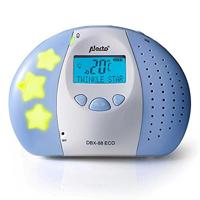 Alecto DBX-88 ECO Full Eco DECT babyfoon met display wit/blauw - DBX-88 ECO - thumbnail