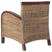 Fauteuil handgeweven rattan - thumbnail