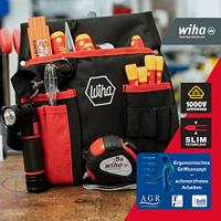 Wiha 44574 Gereedschapstas (met inhoud) Electricien 18-delig (b x h x d) 250 x 280 x 80 mm - thumbnail