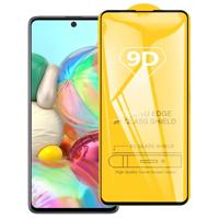 Voor Galaxy A71 9D Full Glue Full Screen Tempered Glass Film - thumbnail