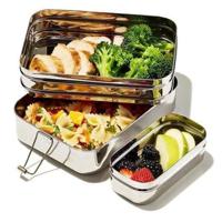 Eco Lunchbox Rvs lunchbox - 3 in 1 giant - thumbnail