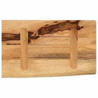 Tafelblad met natuurlijke rand 50x40x3,8 cm massief mangohout - thumbnail