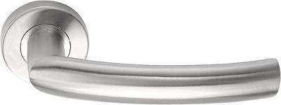 Formani Basics LB14 deurkruk geveerd op rozet - mat RVS Formani Basics LB14 deurkruk geveerd op rozet - mat RVS