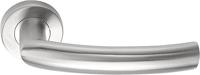 Formani Basics LB14 deurkruk geveerd op rozet - mat RVS - thumbnail