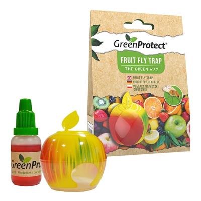 Green Protect Fruit Fly Trap - vliegenval - tegen fruitvliegen (1 st.) Green Protect Fruit Fly Trap - vliegenval - tegen fruitvliegen (1 st.)