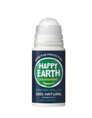 Happy Earth 100% Natural Deo Roll-On Lemon Sandalwood
