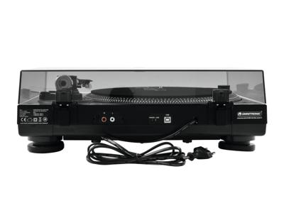 Omnitronic BD-1390 USB draaitafel zwart