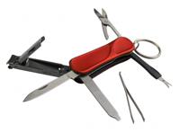 Munkees Manicure Multi Tool Multitool Red OS - thumbnail
