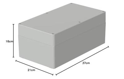 Bopla EUROMAS T 255 03255000 Industriële behuizing 360 x 200 x 150 ABS Grijs-wit (RAL 7035) 1 stuk(s)