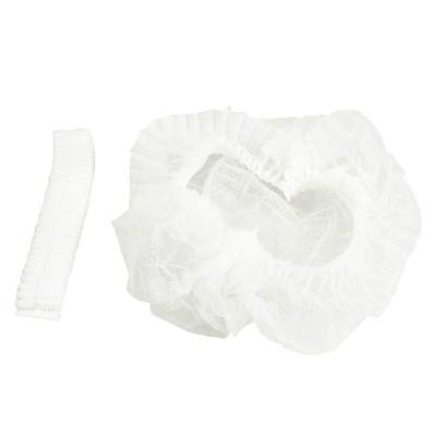 200 PCS non-woven wegwerp geplooid anti stof hoed Badmutsen voor Spa Hair Salon Beauty (wit) 200 PCS non-woven wegwerp geplooid anti stof hoed Badmutsen voor Spa Hair Salon Beauty (wit)