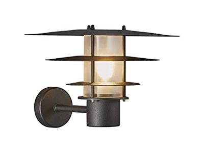 Zwarte wandlamp met E27 fitting Nordlux Bastia 35 Zwarte wandlamp met E27 fitting Nordlux Bastia 35