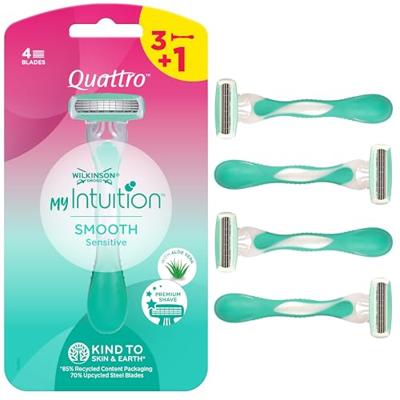 Wilkinson Quattro Smooth Sensitive Wegwerpscheermesjes