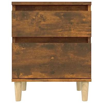 Nachtkastjes 2 st 40x35x50 cm gerookt eikenkleurig