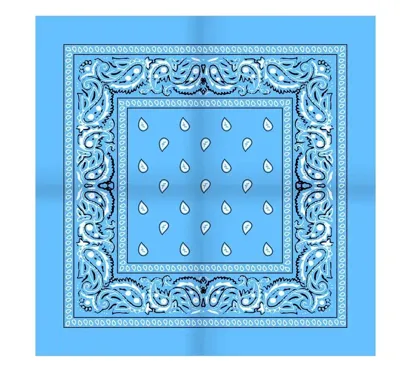 Boerenzakdoek Rain drop 54x54 - Rode zakdoek - 54 - Blauw - 54 - 54 - 54 - 54 - 54