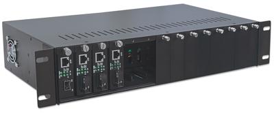 Intellinet 507356 Netwerk mediaconverter behuizing LAN 10 / 100 / 1000 MBit/s