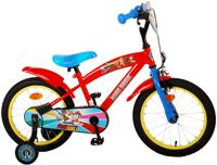 Paw Patrol kinderfiets - jongens - 16 inch - rood blauw - thumbnail