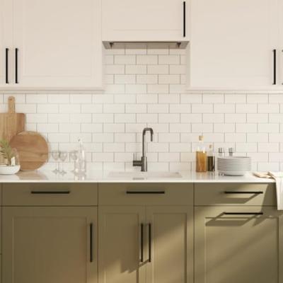 Handvatten 20 st 224 mm roestvrij staal zwart