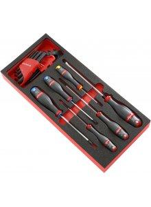 Facom Module Foam Protwist 6Pce+9Hex+8Tx Std - MODM.AT7 - MODM.AT7
