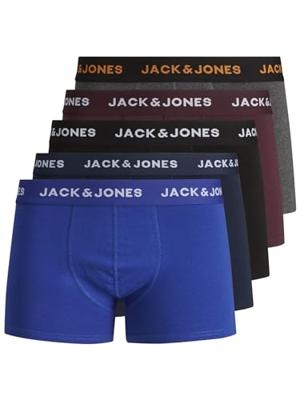 Jack & Jones Boxershorts JACBLACK FRIDAY Trunks 5-pack Zwart / Navy / Port Royal-XXL