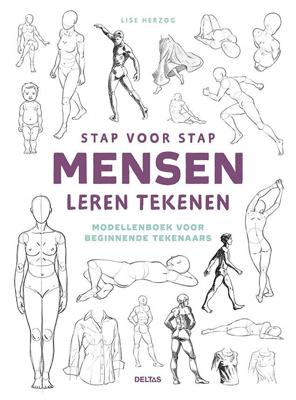 Deltas Stap voor stap mensen leren tekenen hobbyboek