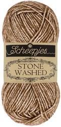 Scheepjes Stone Washed - 822 Brown Agate - Haakgaren / Breigaren