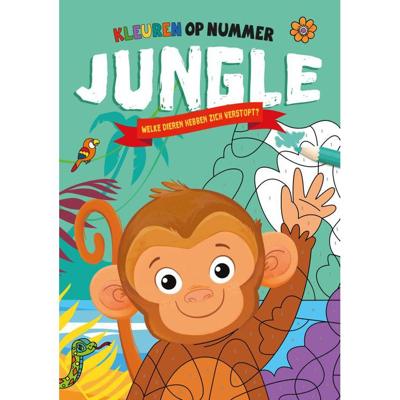 Rebo Publishers Jungle - kleuren op nummer