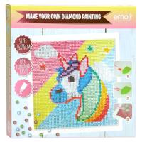 Sambro Emoji diamond painting - unicorn - thumbnail