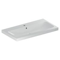 Geberit iCon wastafel 90x48 cm, met kraangat en overloop, wit - thumbnail