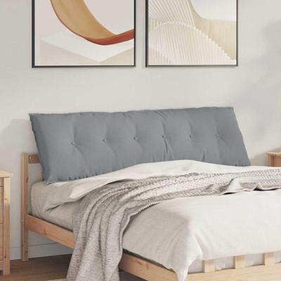 Rugkussen Lichtgrijs 160 x 19 x 50 cm Stof