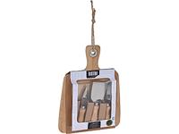 Excellent Houseware Bistro Bamboe Kaasplank Set 4-delig - thumbnail