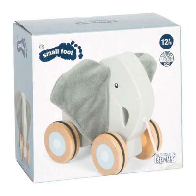 Small Foot - houten trekolifant met knisperende oren Small Foot - houten trekolifant met knisperende oren