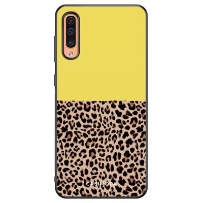 Samsung Galaxy A50/A30s hoesje - Luipaard geel