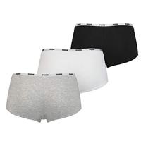 Puma Mini Short Dames Zwart 3-Pack -M - thumbnail