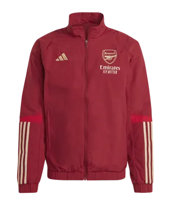 Arsenal Presentatie Trainingsjack Senior 2023/2024 - Maat S - Kleur: Rood | Soccerfanshop